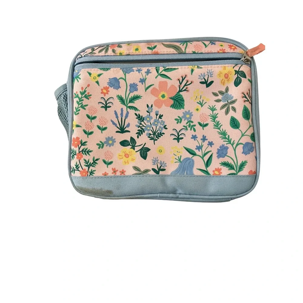 Pottery Barn Kids X Rifle Paper Co Bramble Fields EDEN Lunch Box Handle Defect